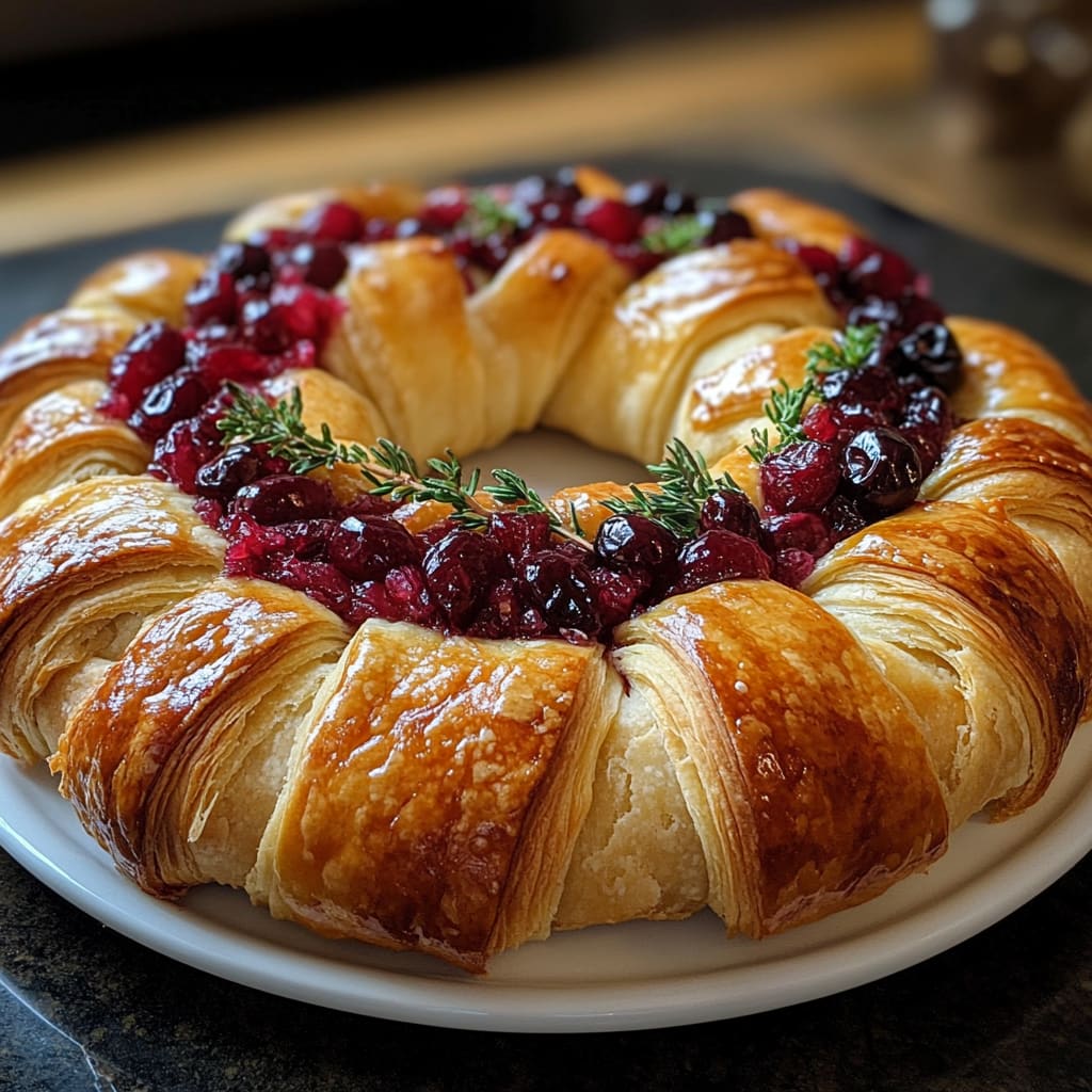 Turkey Cranberry Crescent Ring Recipe