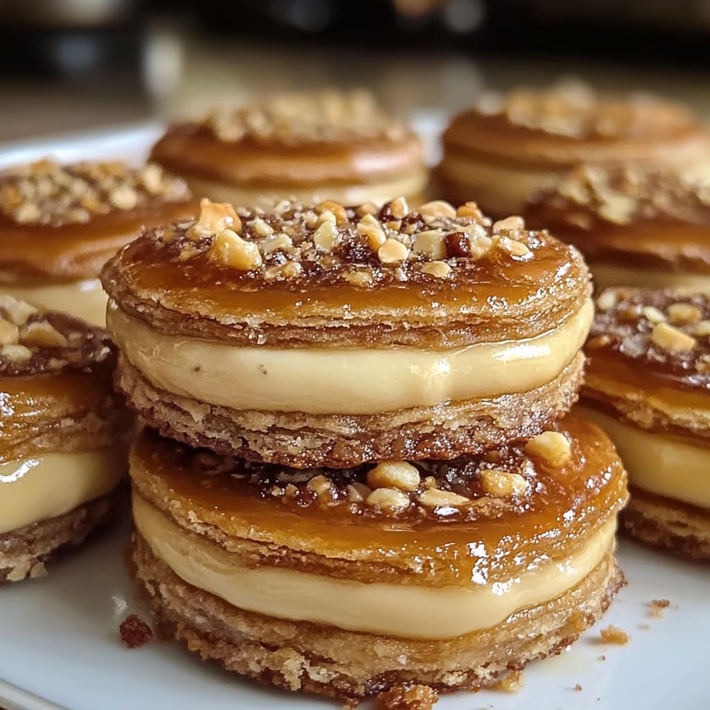 Baklava Cream Sandwich Cookies