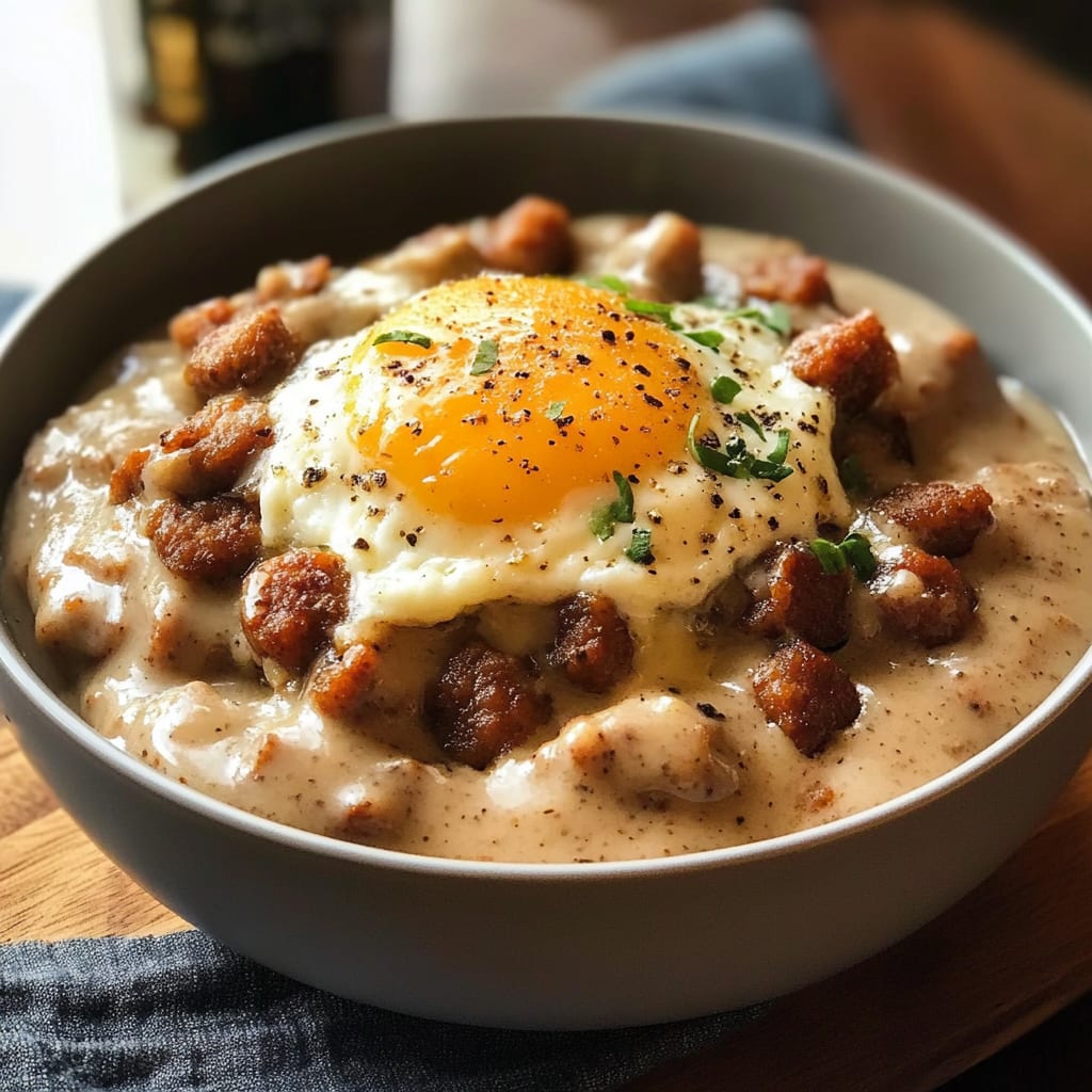 Breakfast Bowl with Sausage Gravy