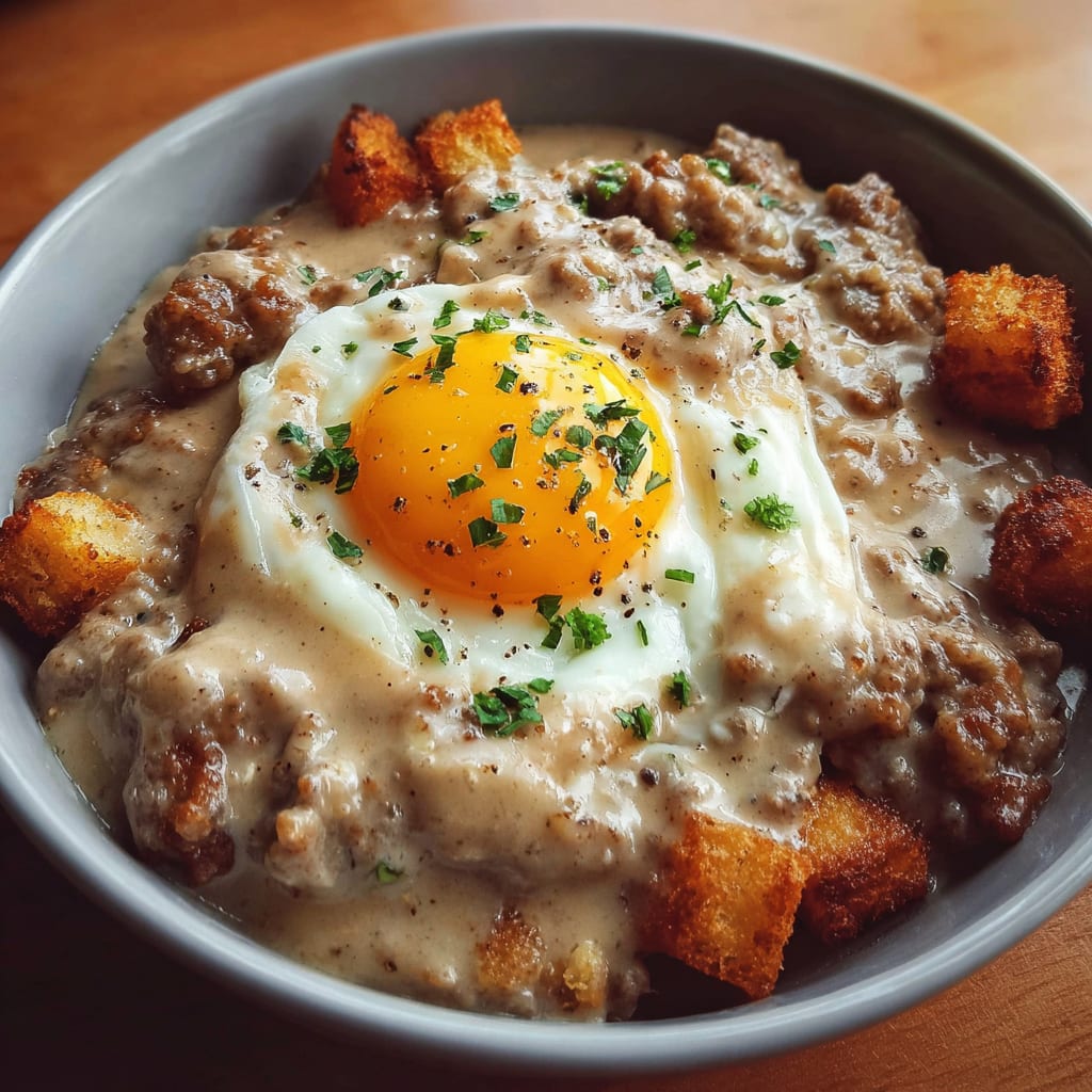 Breakfast Bowl with Sausage Gravy
