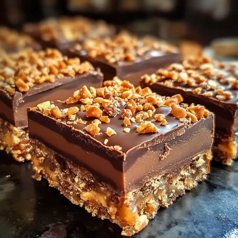 CARAMEL CHOCOLATE CRUNCH BARS
