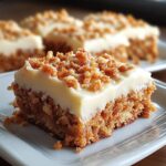 Carrot Cake Bars with Cream Cheese Frosting