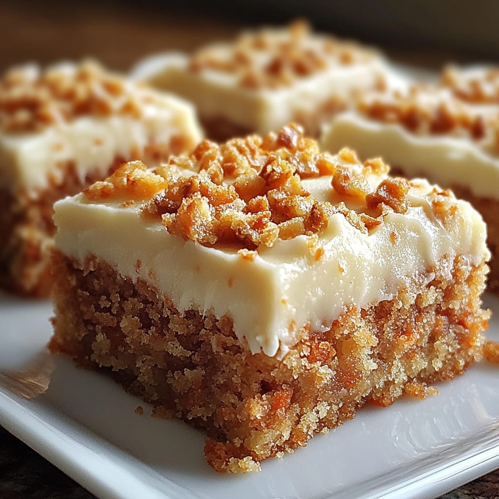 Carrot Cake Bars with Cream Cheese Frosting