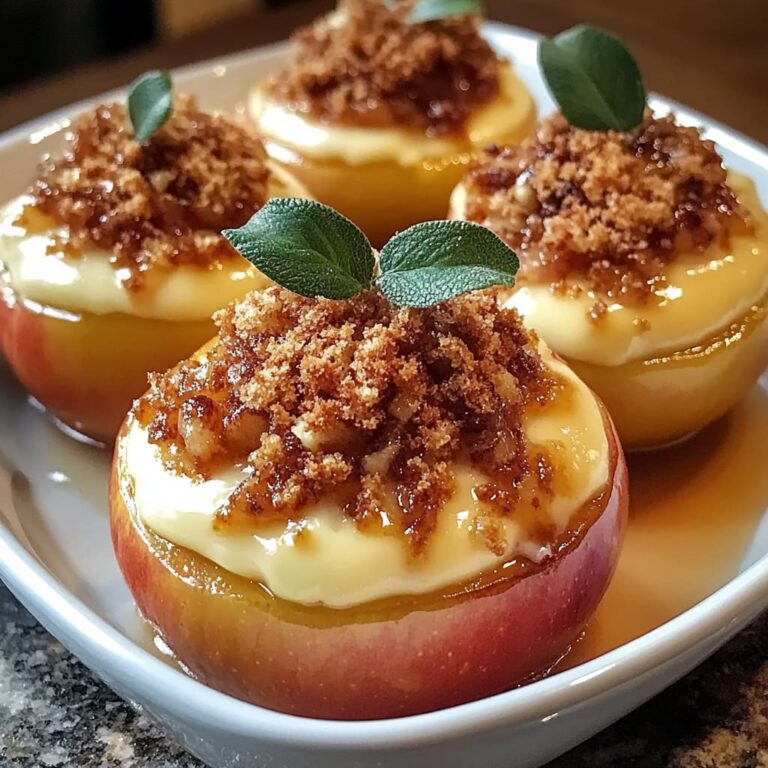 Cheesecake Stuffed Baked Apples Recipe