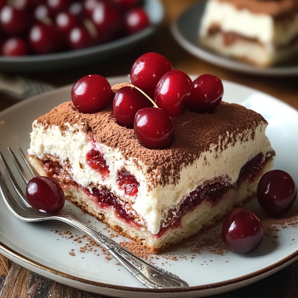 Cherry Amaretto Tiramisu