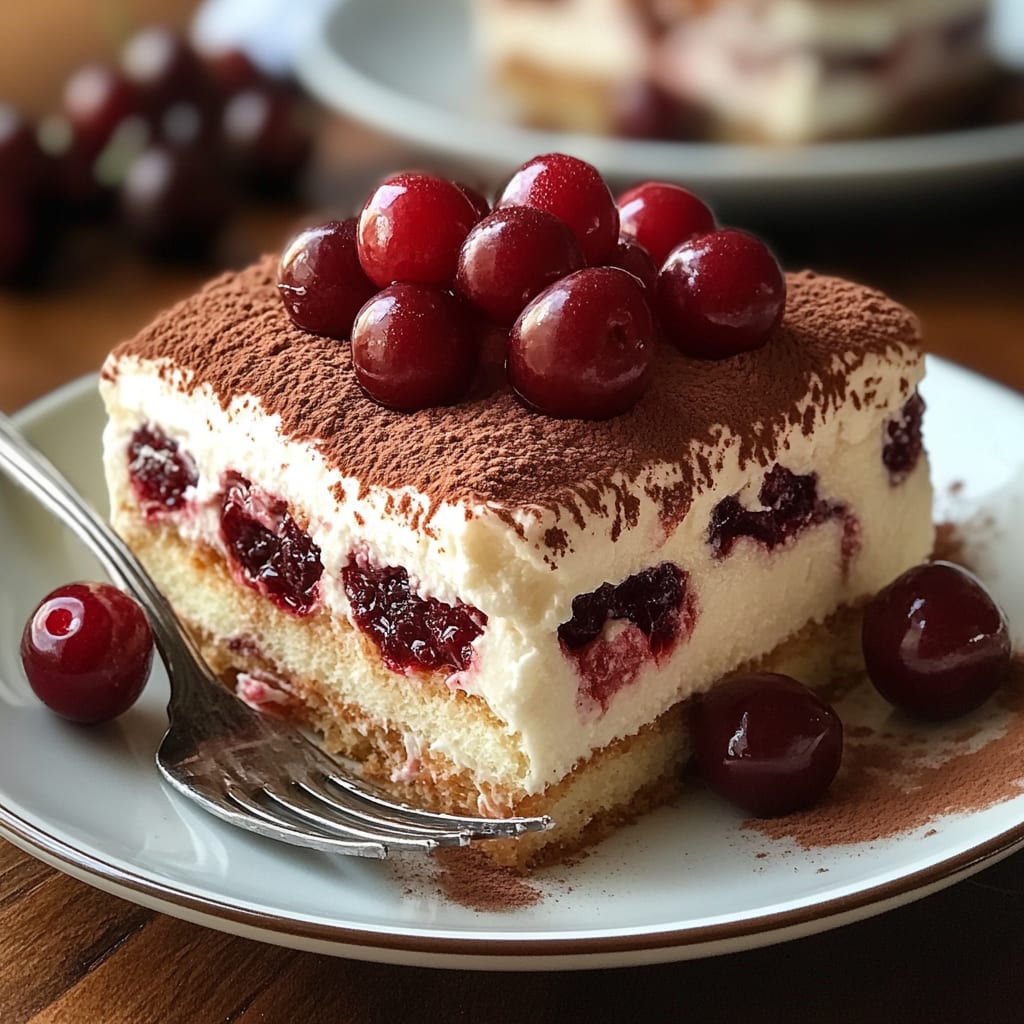 Cherry Amaretto Tiramisu
