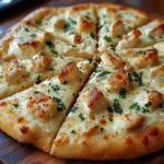 Chicken Alfredo Garlic Bread Pizza Recipe