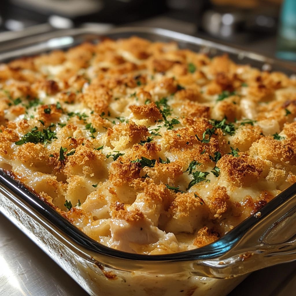 Chicken and Dressing Casserole Recipe