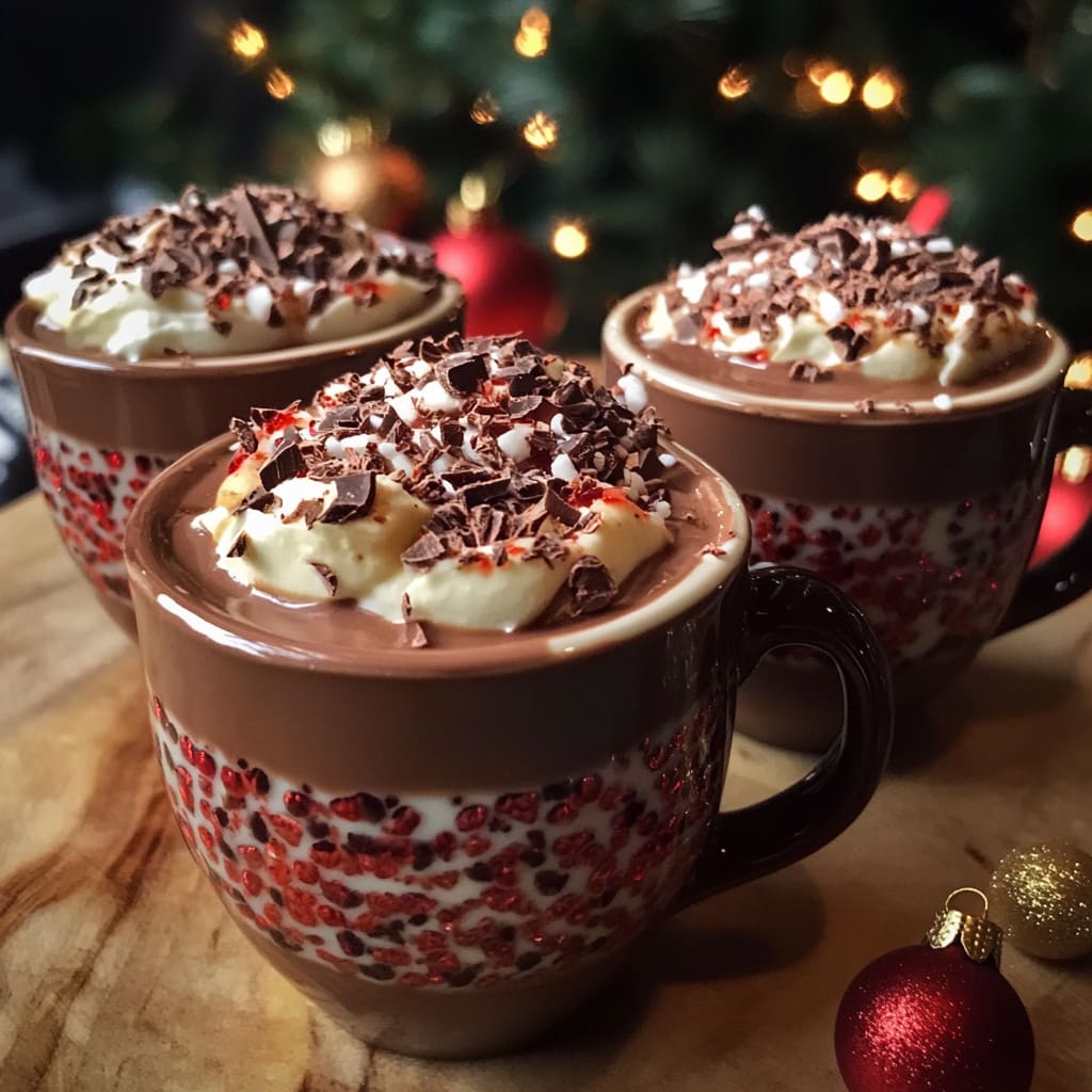 Christmas Chocolate Hot Cups