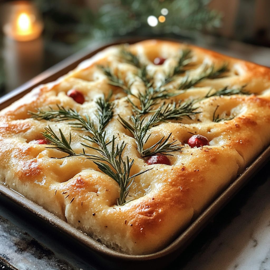 Christmas Tree Focaccia