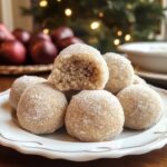 Cinnamon Sugar Snowball Cookies