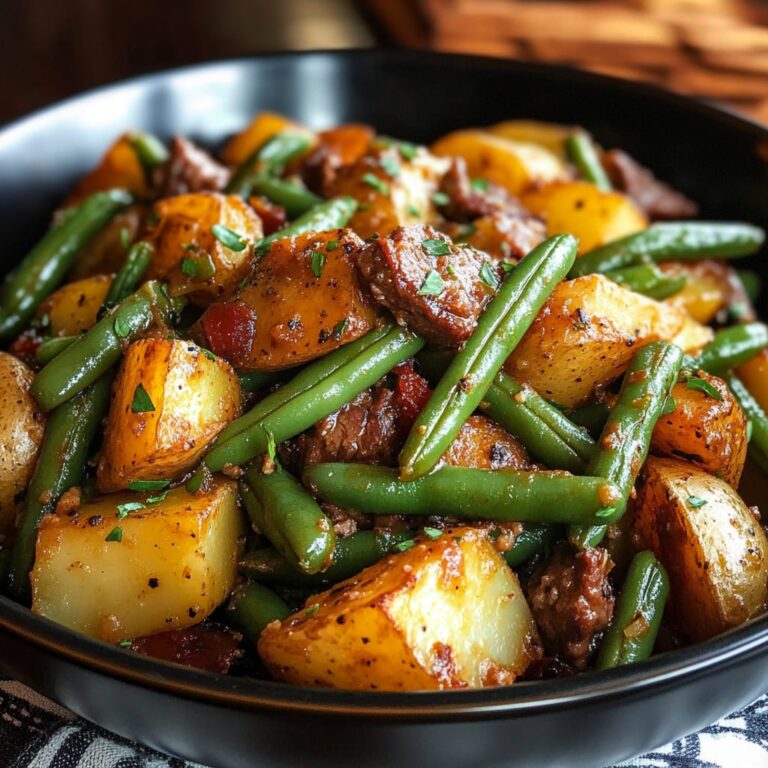 Country Ranch Green Beans and Potatoes with Beef Recipe