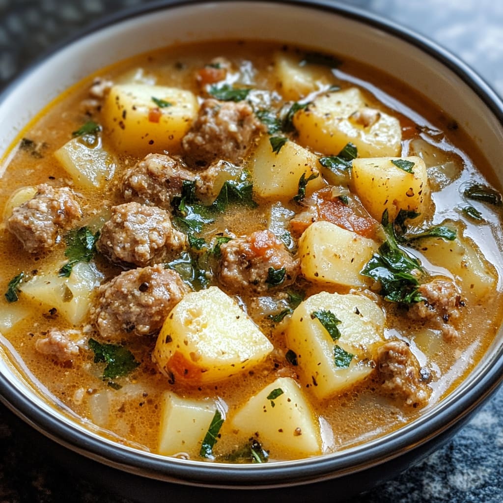 Cozy Italian Sausage and Potato Soup