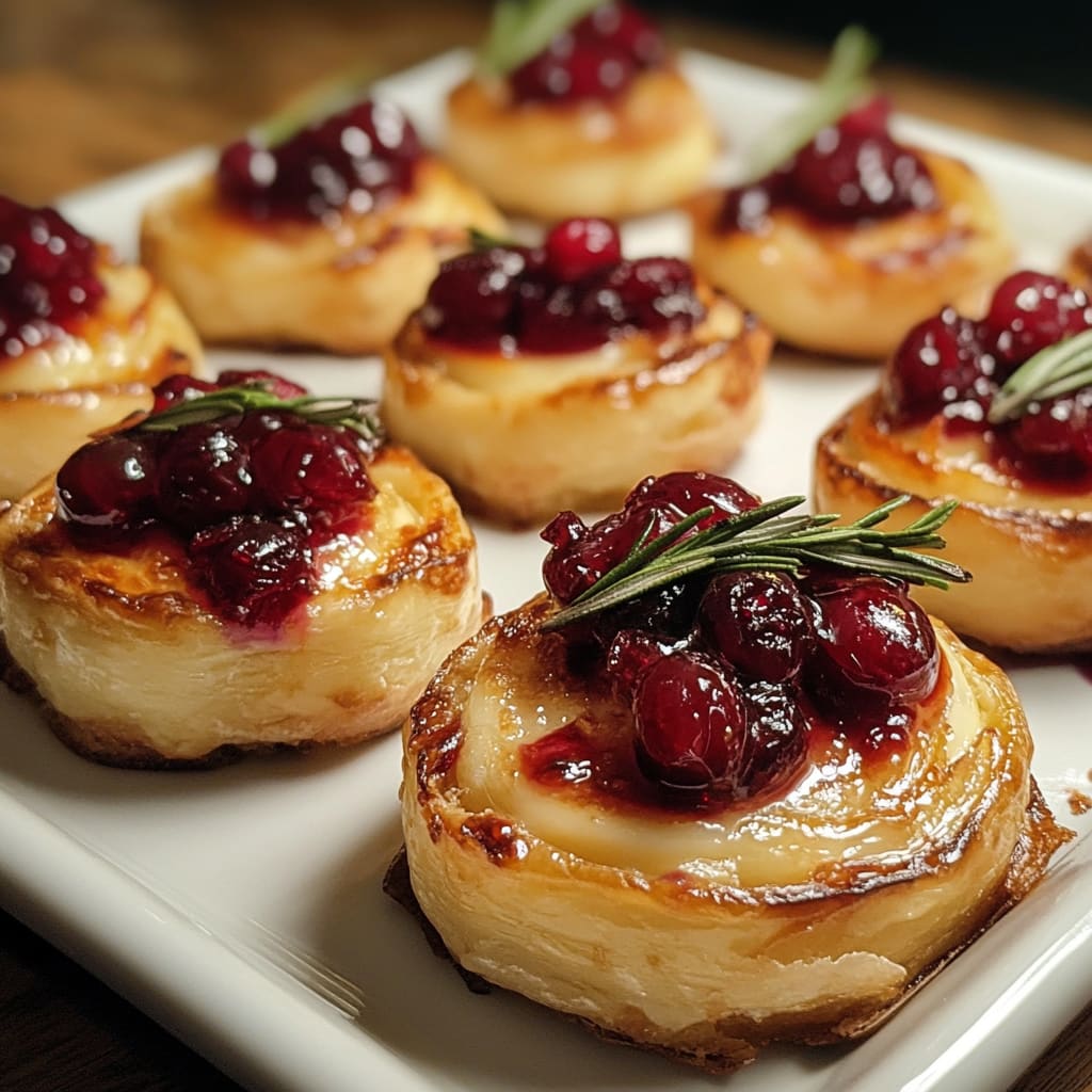 Cranberry Brie Bites