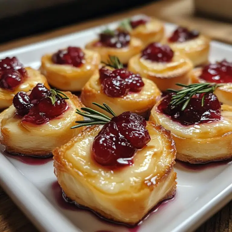 Cranberry Brie Bites