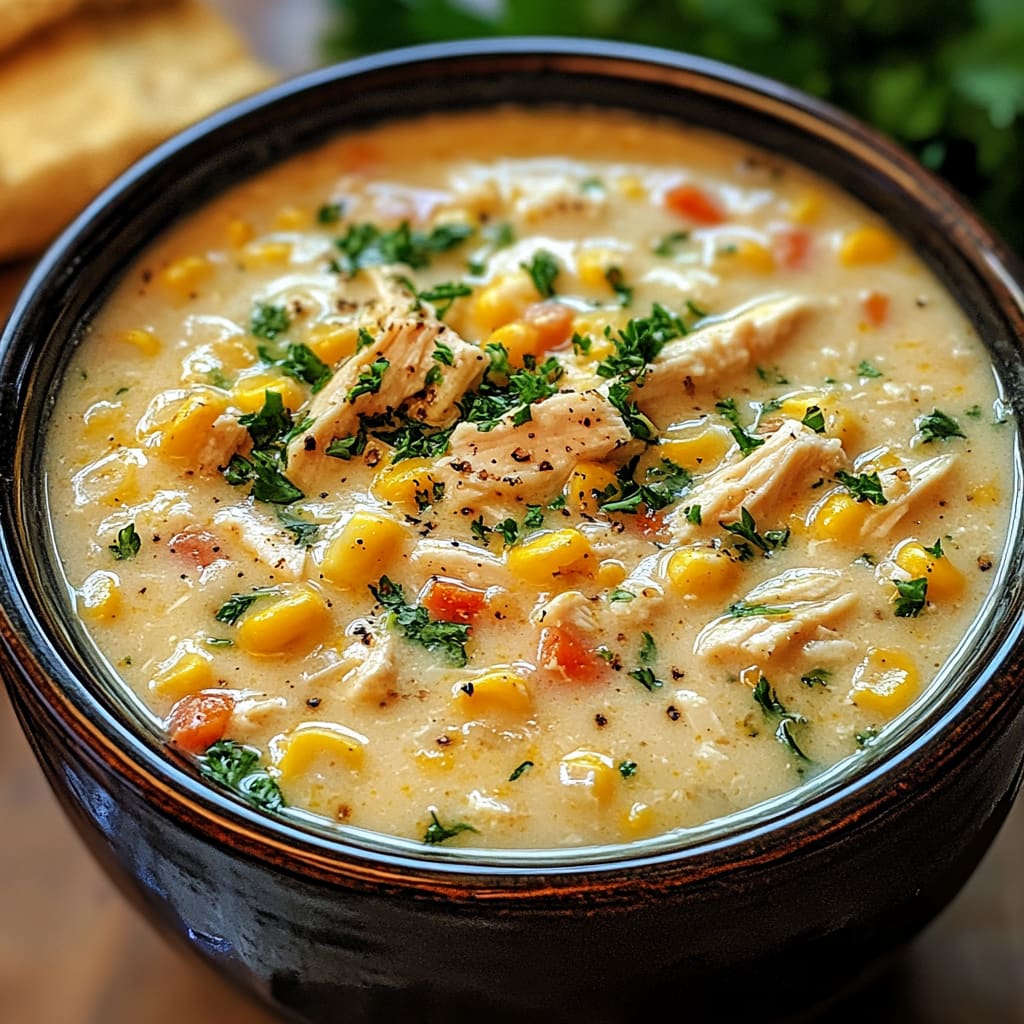 Crockpot Chicken Corn Chowder Recipe