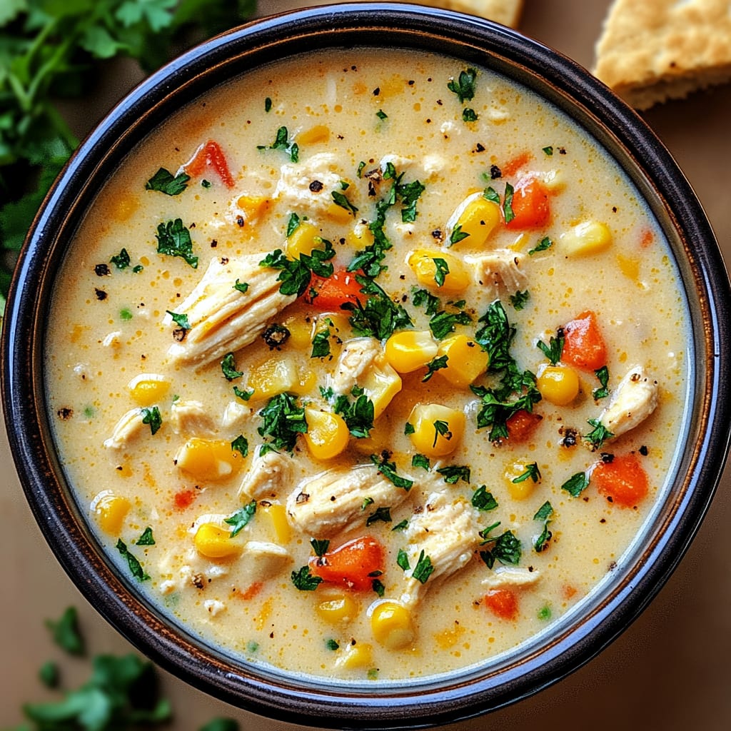 Crockpot Chicken Corn Chowder Recipe