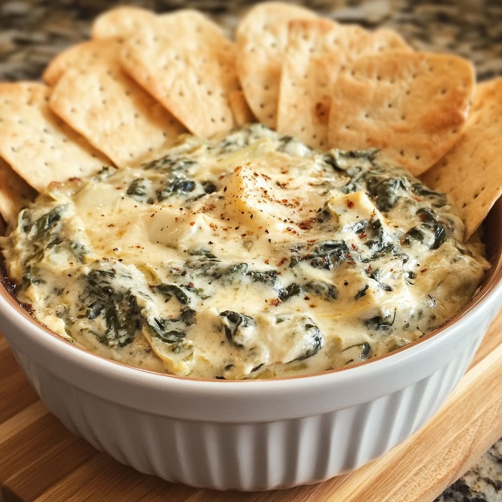 Crockpot Spinach Artichoke Dip Recipe