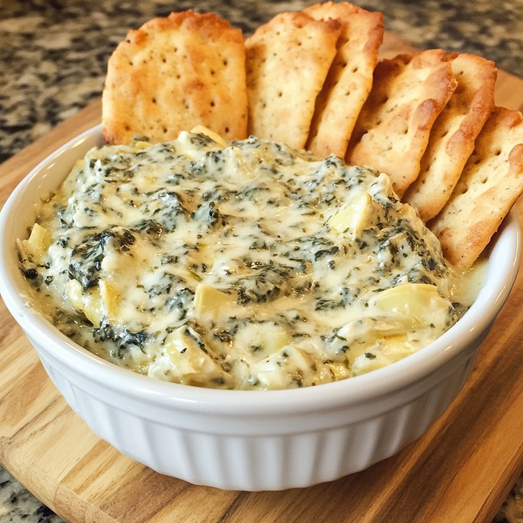 Crockpot Spinach Artichoke Dip Recipe