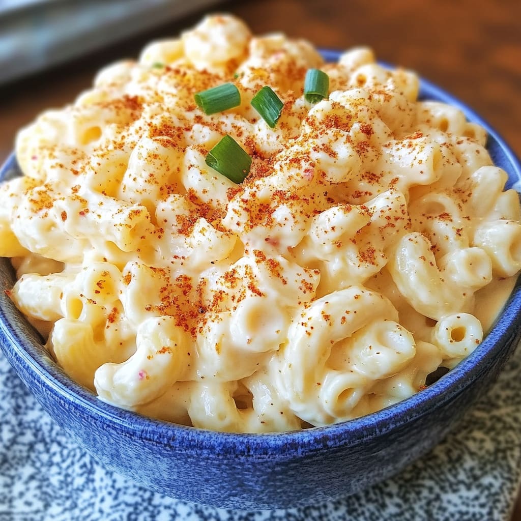 Deviled Egg Macaroni Salad