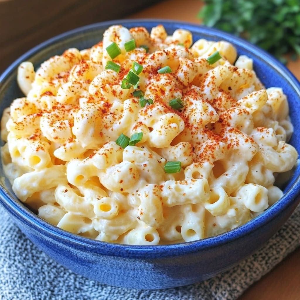Deviled Egg Macaroni Salad