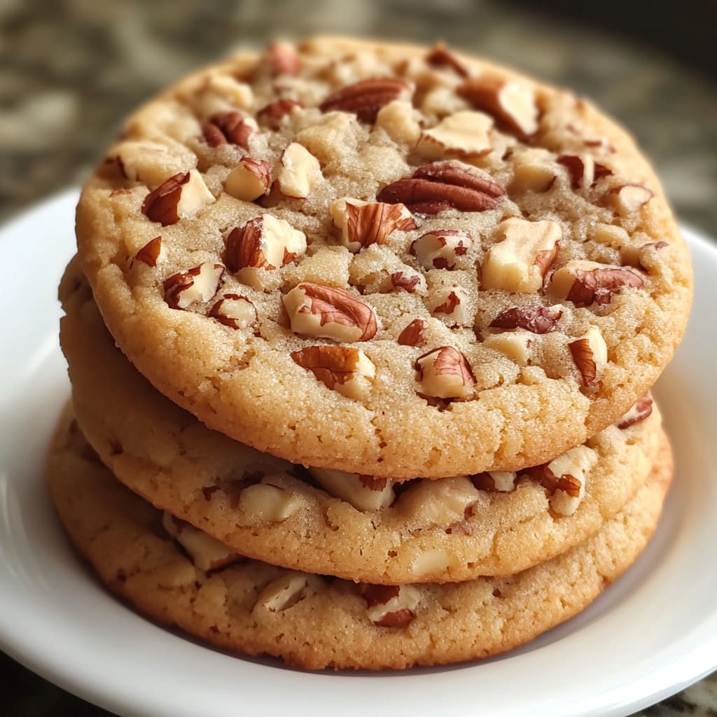 Easy Butter Pecan Cookies
