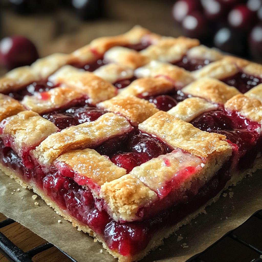 Easy Cherry Pie Bars