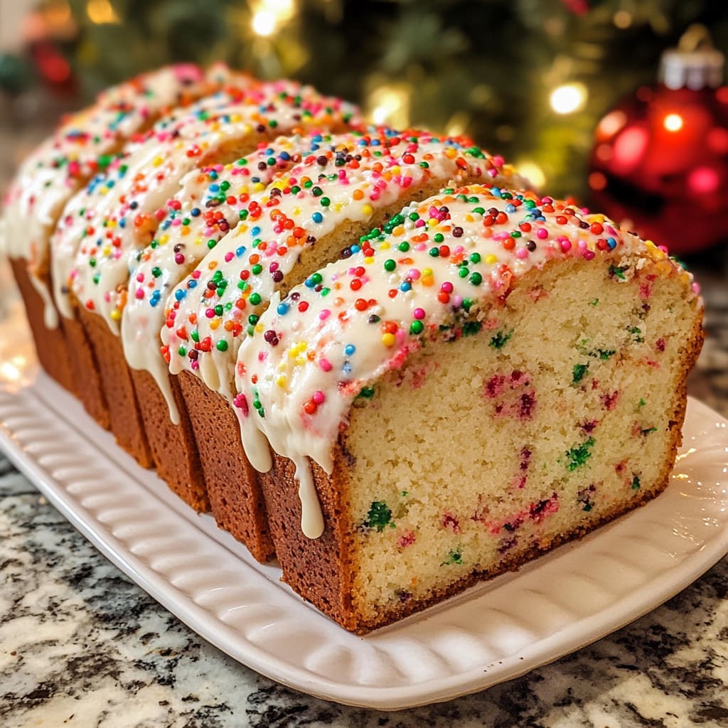 Easy Christmas Funfetti Bread Recipe