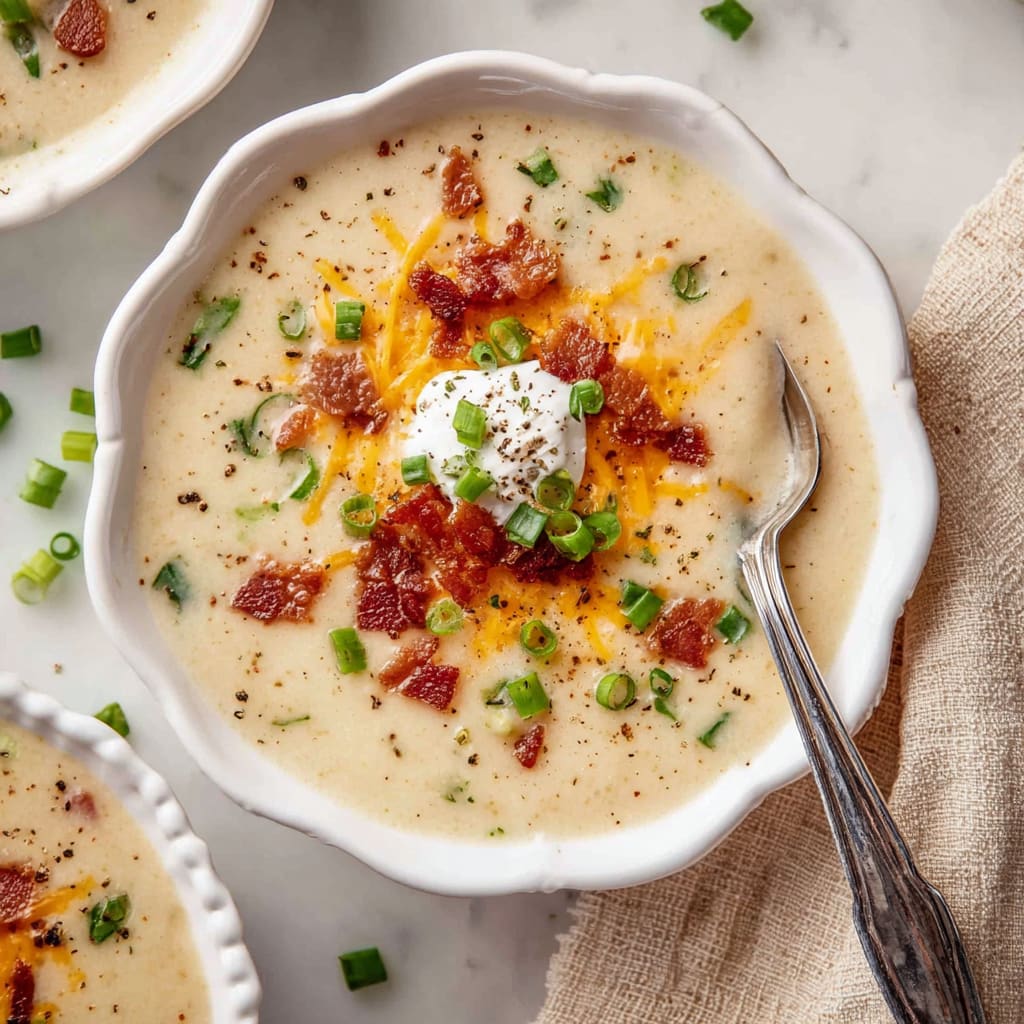 Easy Crockpot Potato Soup Recipe