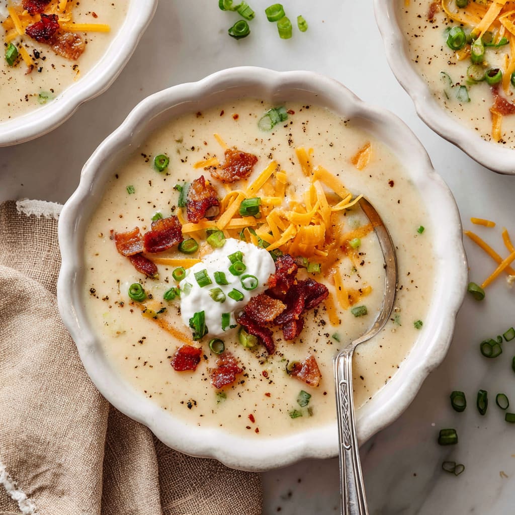 Easy Crockpot Potato Soup Recipe