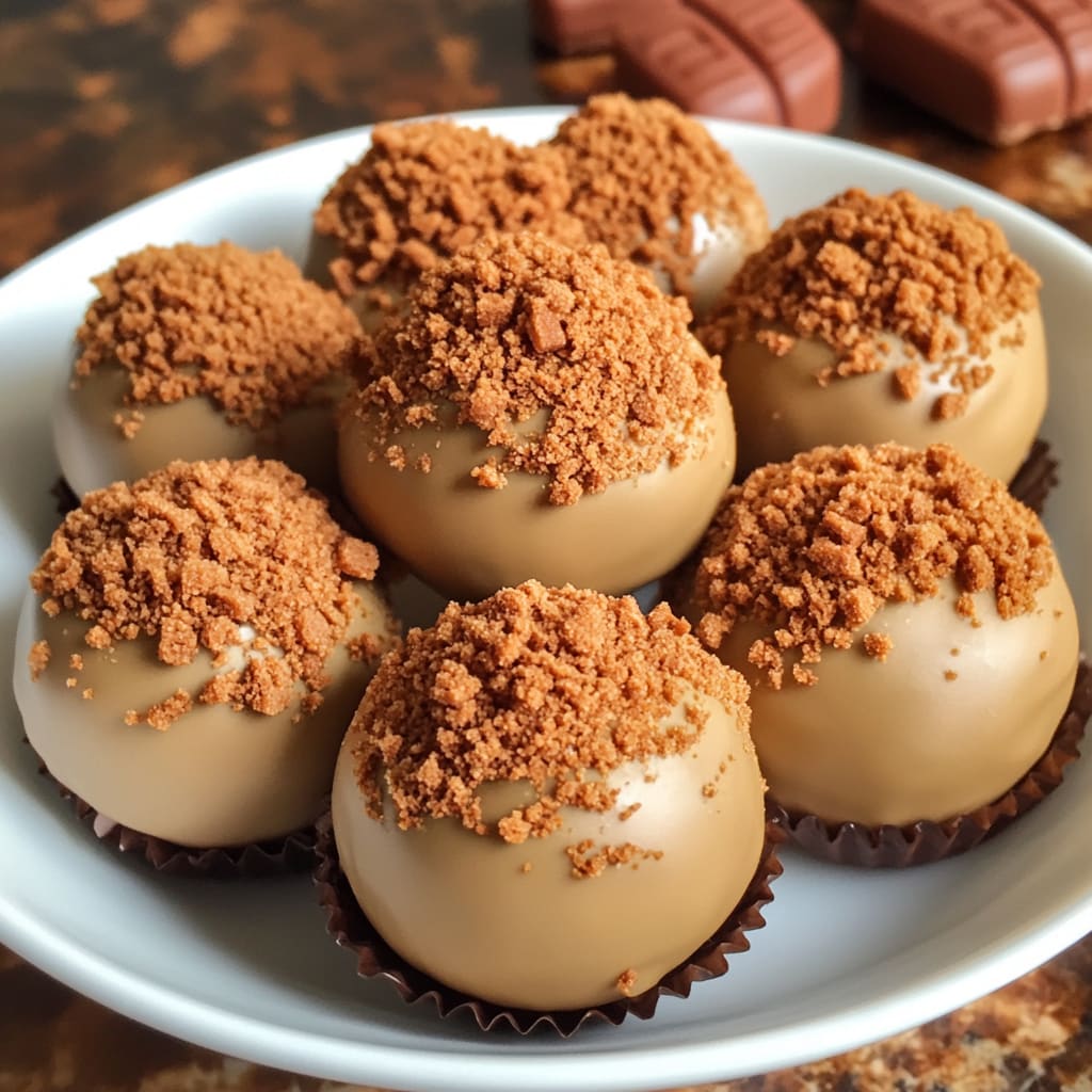 Easy No-Bake Biscoff Truffles