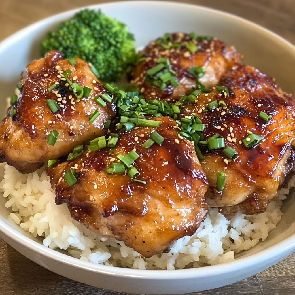 Easy Soy Garlic Chicken Thighs