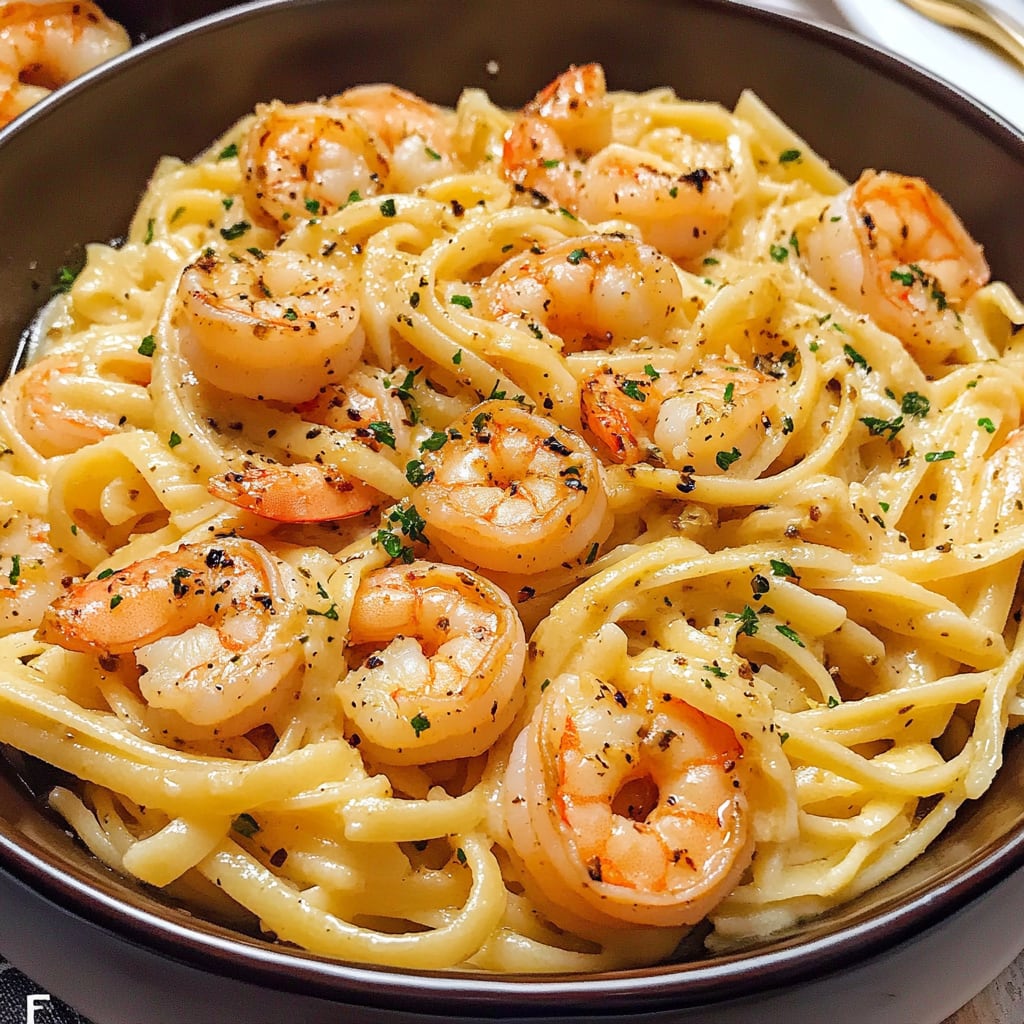 Garlic Butter Shrimp Pasta