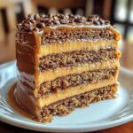 Gooey Coffee Caramel Cake