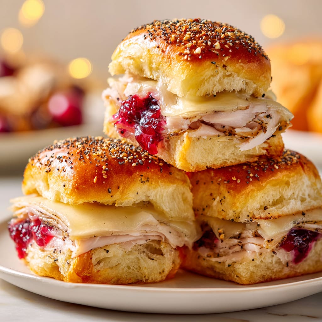 Havarti Cranberry Turkey Sliders