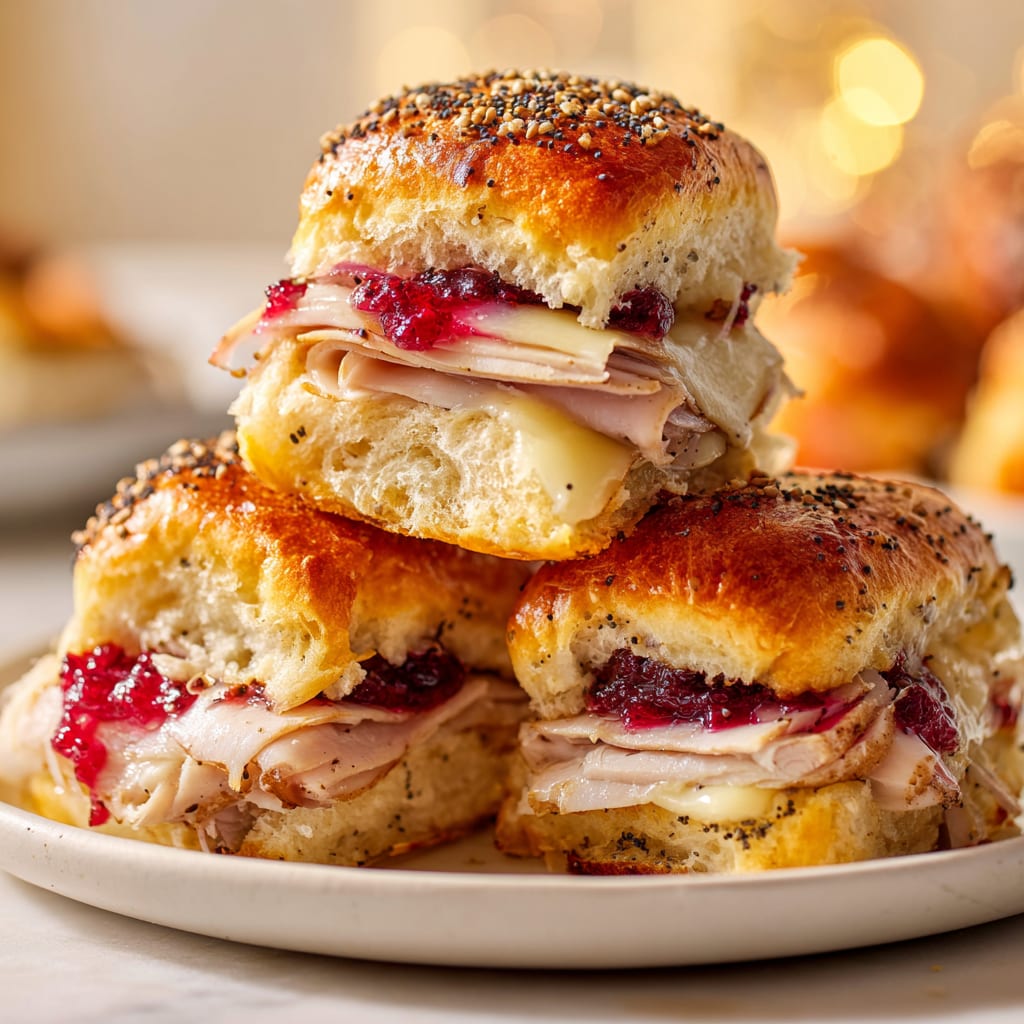 Havarti Cranberry Turkey Sliders