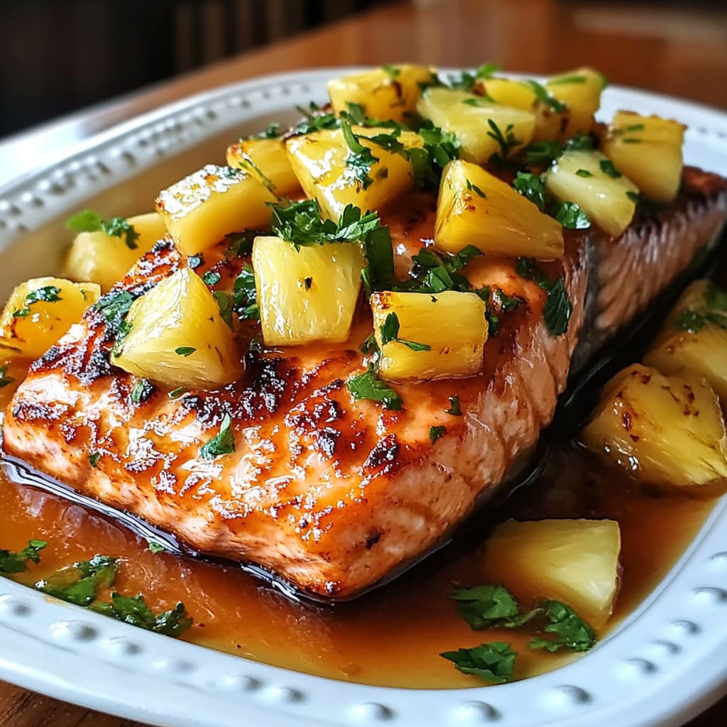Honey Pineapple Salmon Recipe
