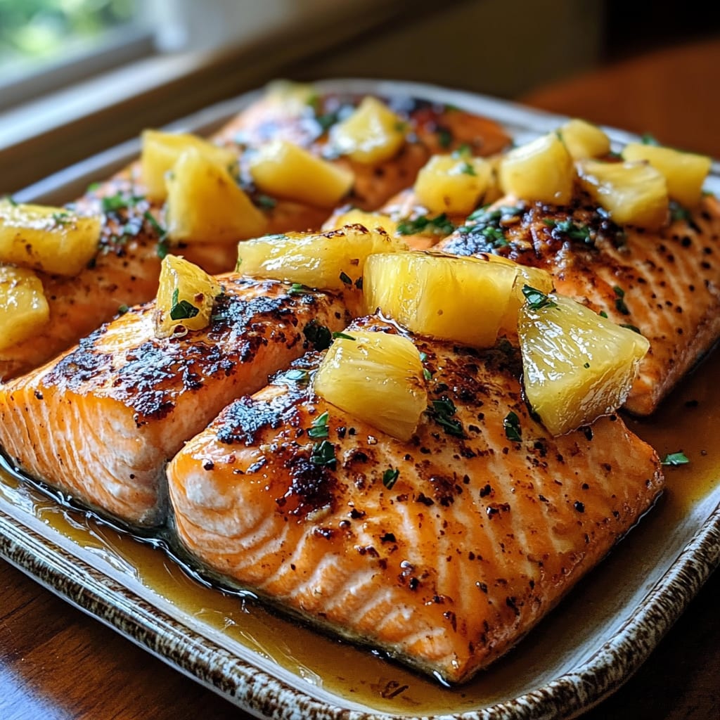 Honey Pineapple Salmon Recipe