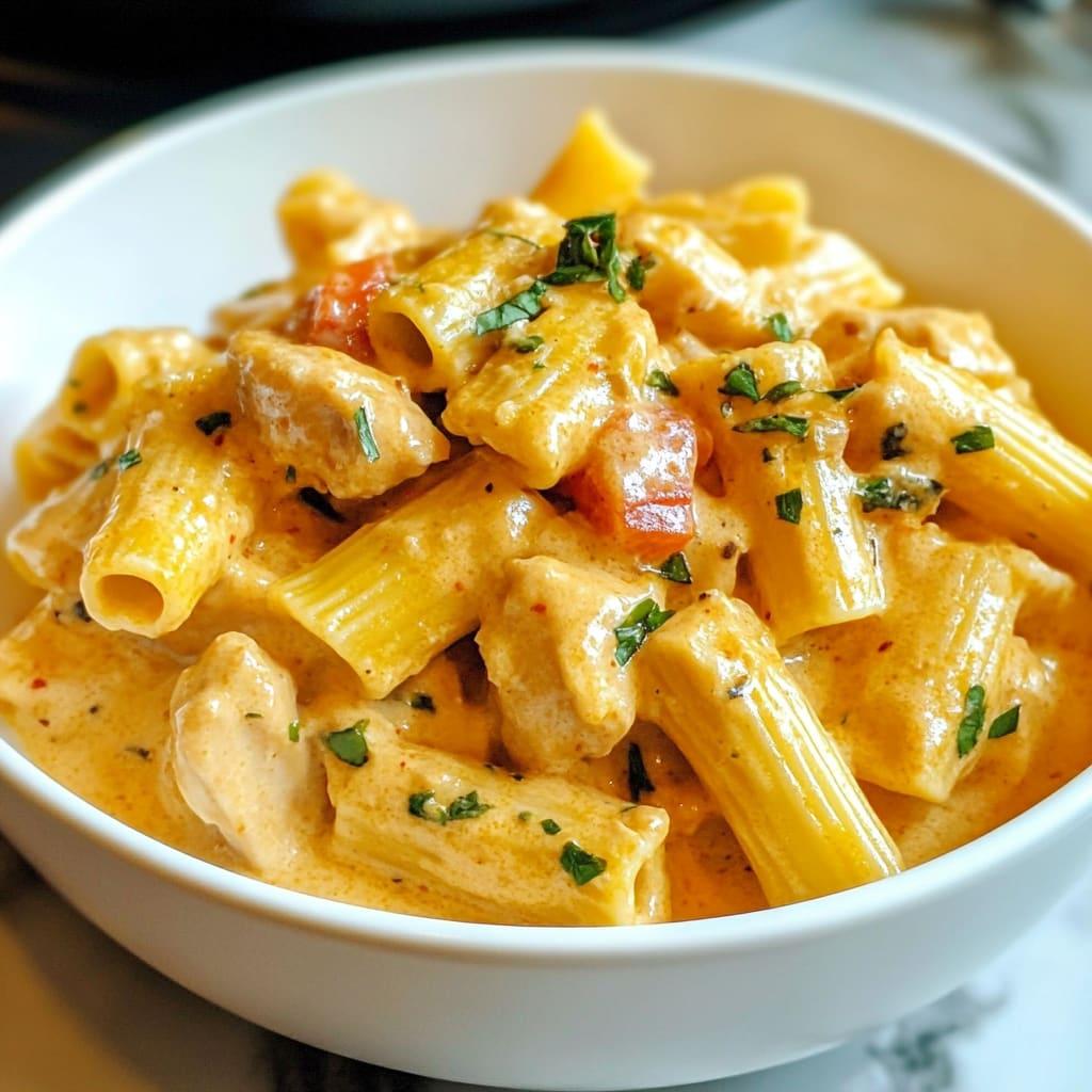 Instant Pot Creamy Chicken Rigatoni