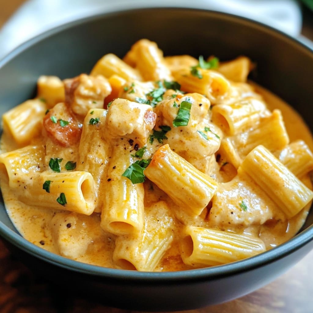 Instant Pot Creamy Chicken Rigatoni