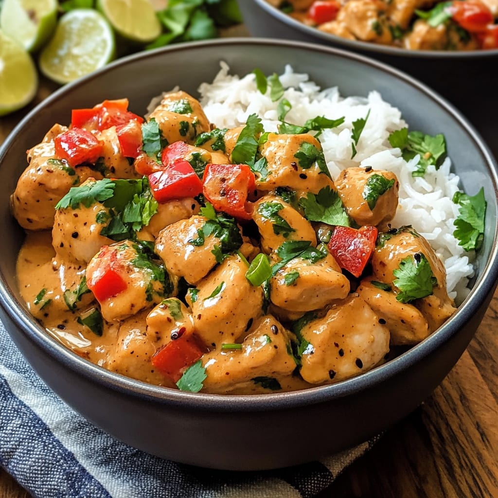 Irresistible Thai Peanut Chicken