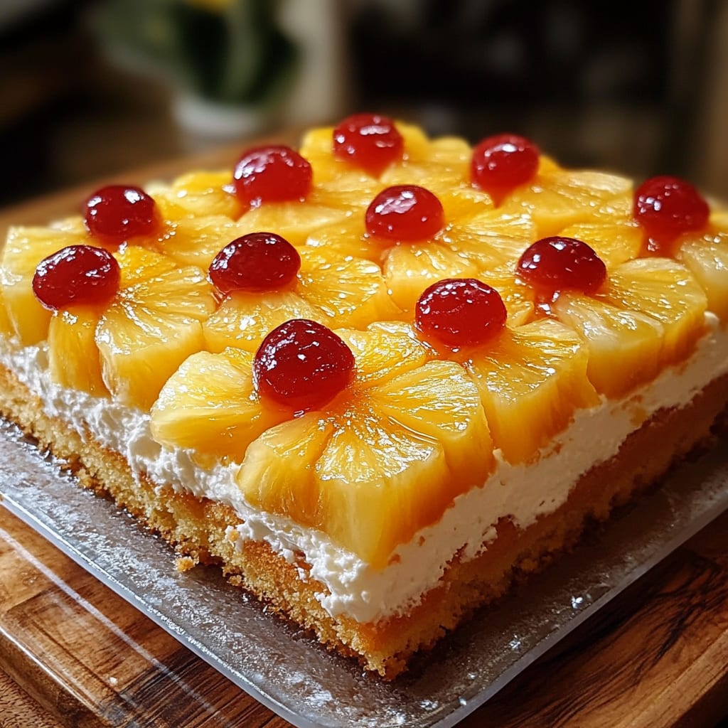 Juicy Pineapple Heaven Cake