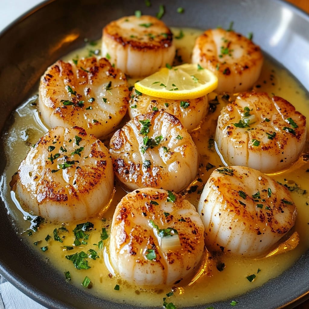 Lemon Butter Scallops