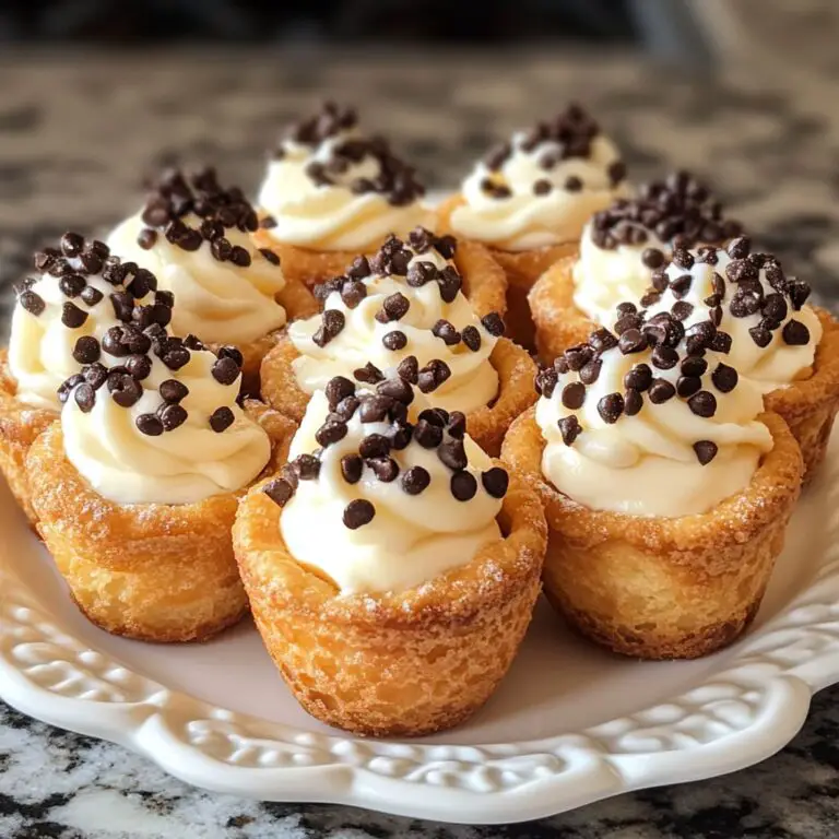 Mini Cannoli Cups