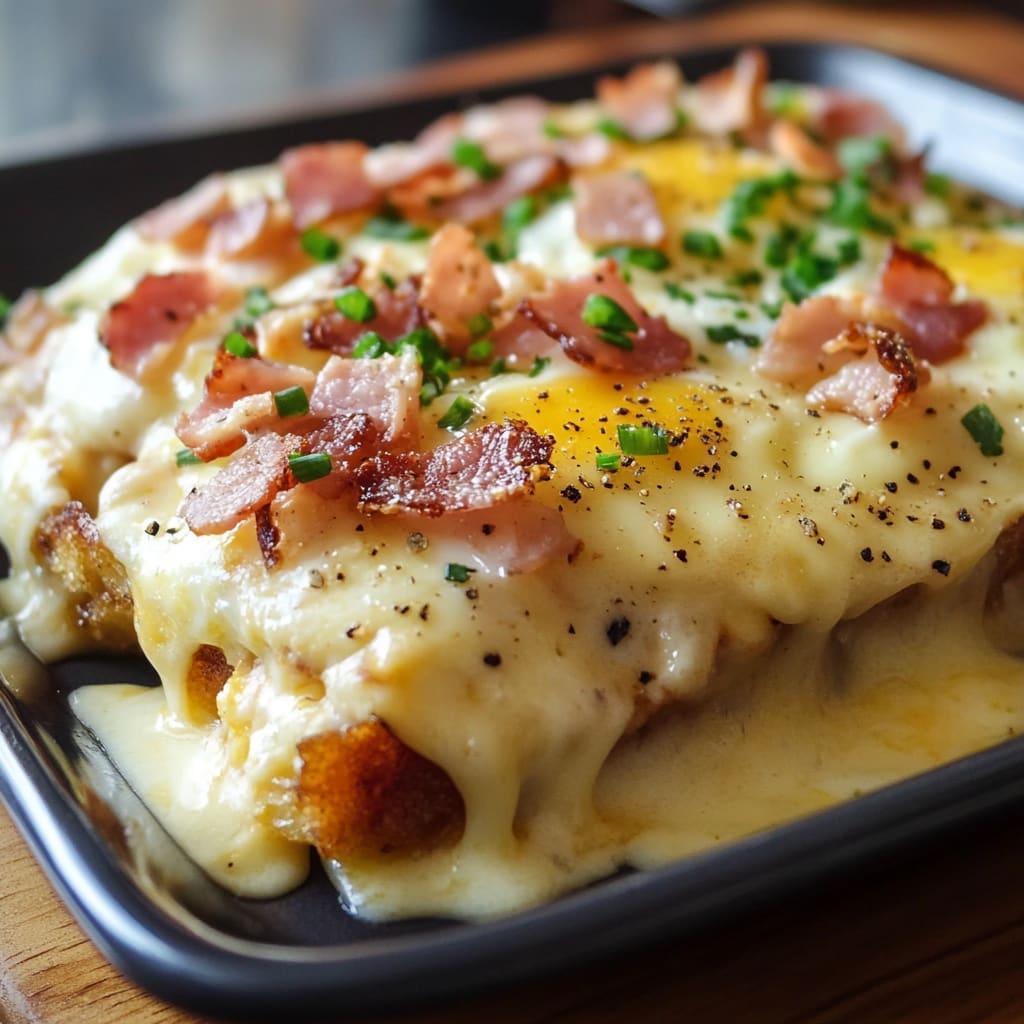 Overnight Eggs Benedict Casserole