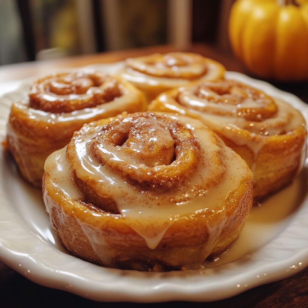 Pumpkin Cinnamon Rolls