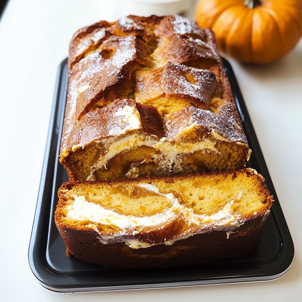 Pumpkin Cream Cheese Bread