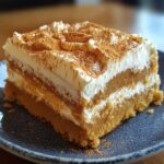 Pumpkin Spice Gooey Cake with Cream Cheese Frosting