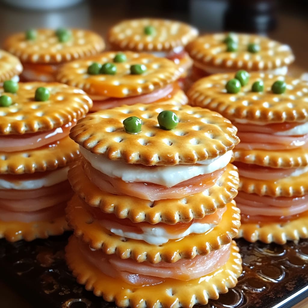 Ritz Cracker Party Sandwiches