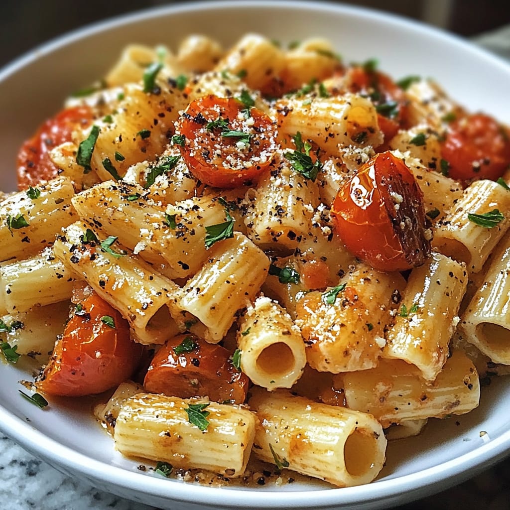 Roasted Tomato Garlic Pasta